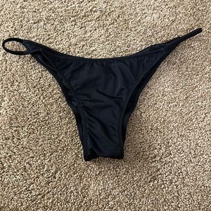 Black Brazilian bikini bottoms